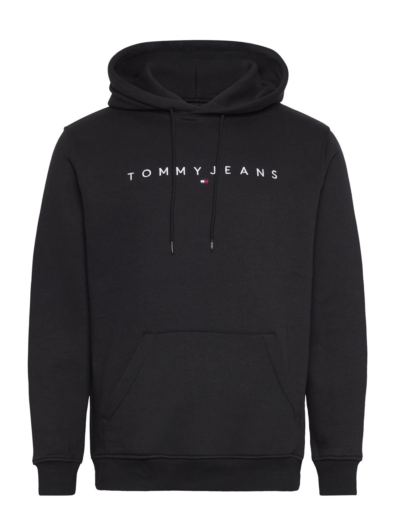 Tommy Jeans Tjm Reg Linear Logo Hoodie Ext Svart
