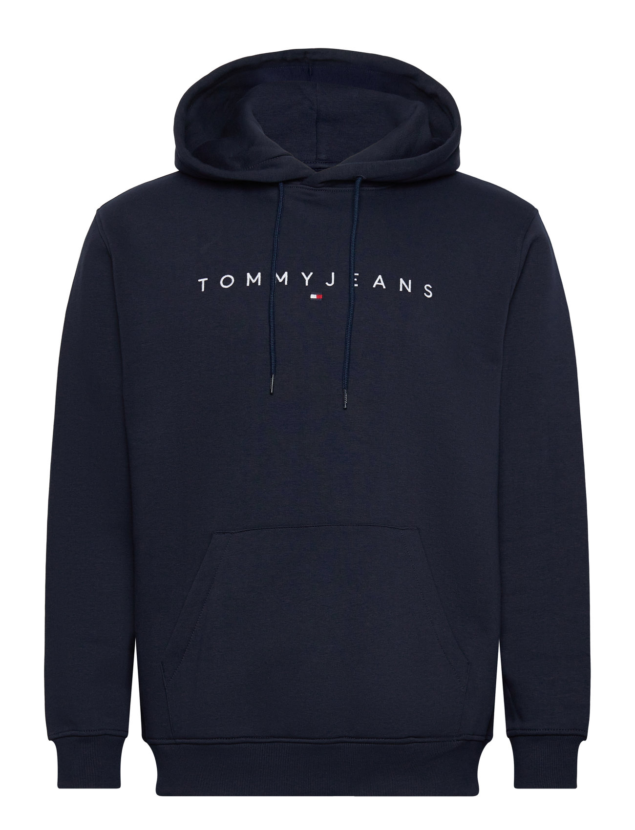 Tommy Jeans Tjm Reg Linear Logo Hoodie Ext Marinblå