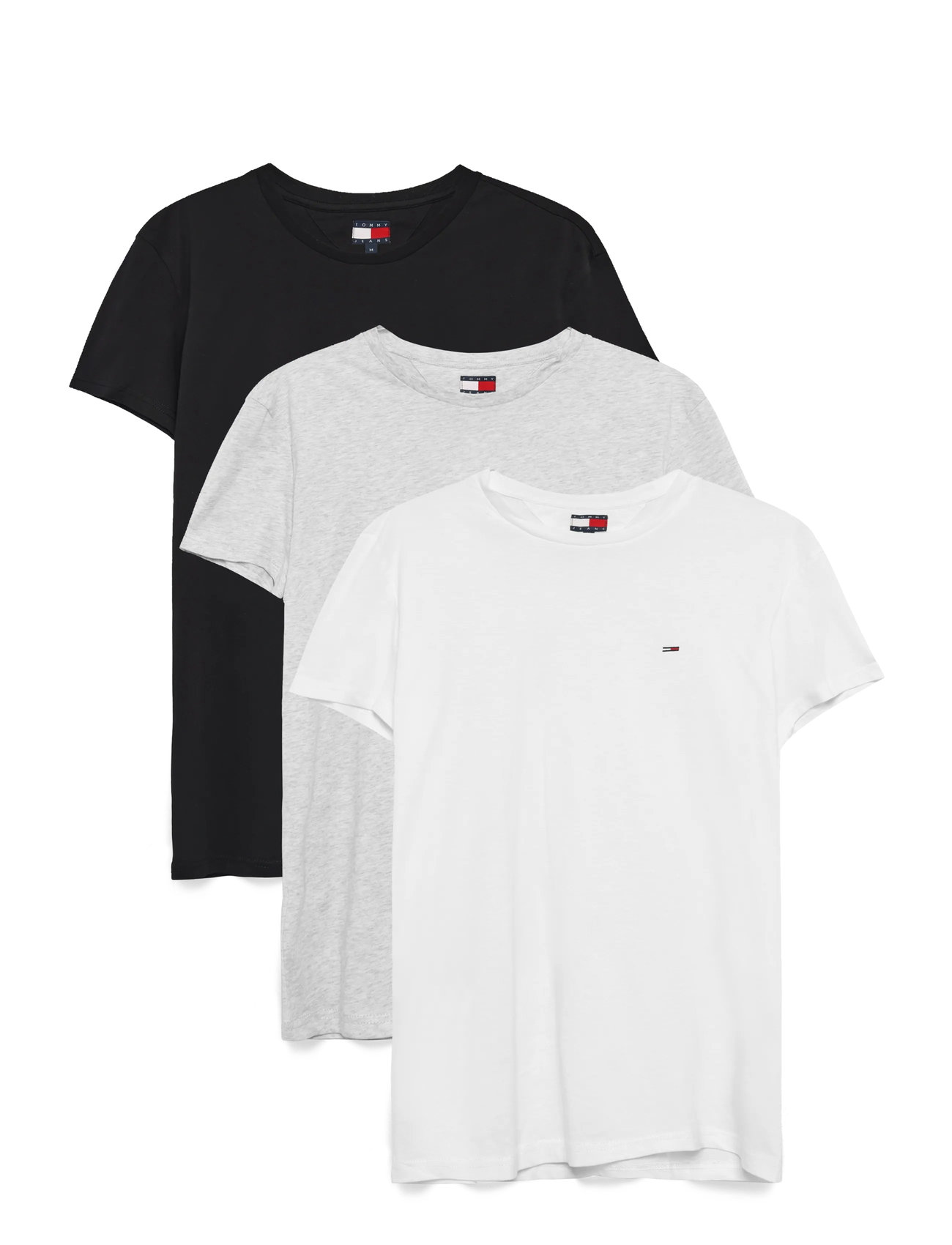 TOMMY JEANS Tjm Xslim 3 Pack Tee Patterned - L - Herren