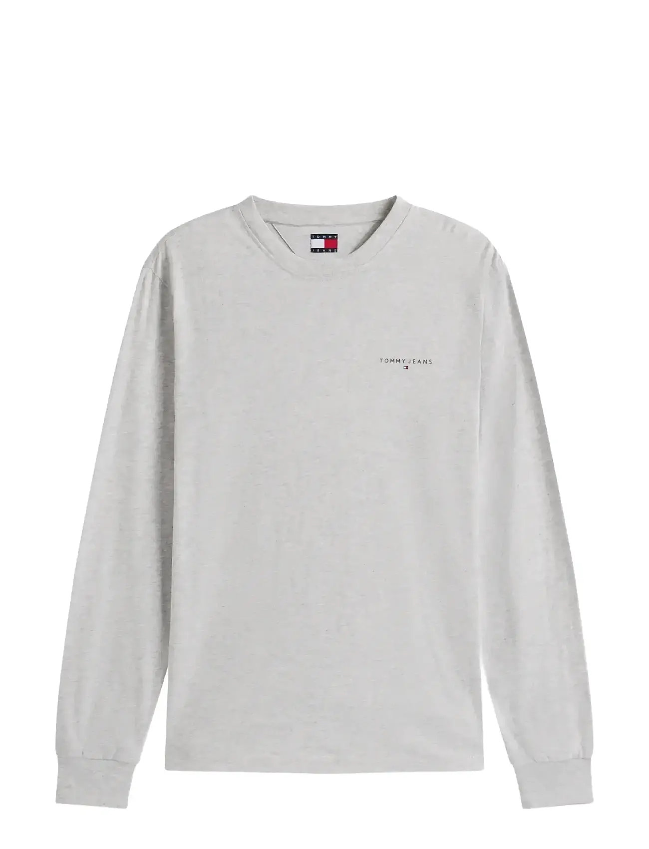 TOMMY JEANS Tjm Slim Chest Linear Ls Tee Ext Weiß - L - Herren