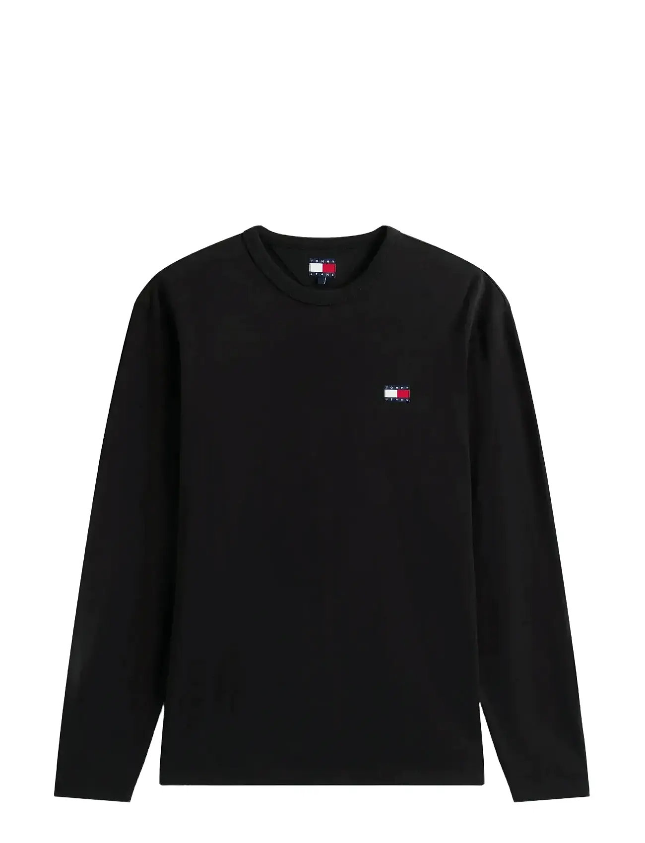 TOMMY JEANS Tjm Reg Badge Tee Ls Schwarz - L - Herren