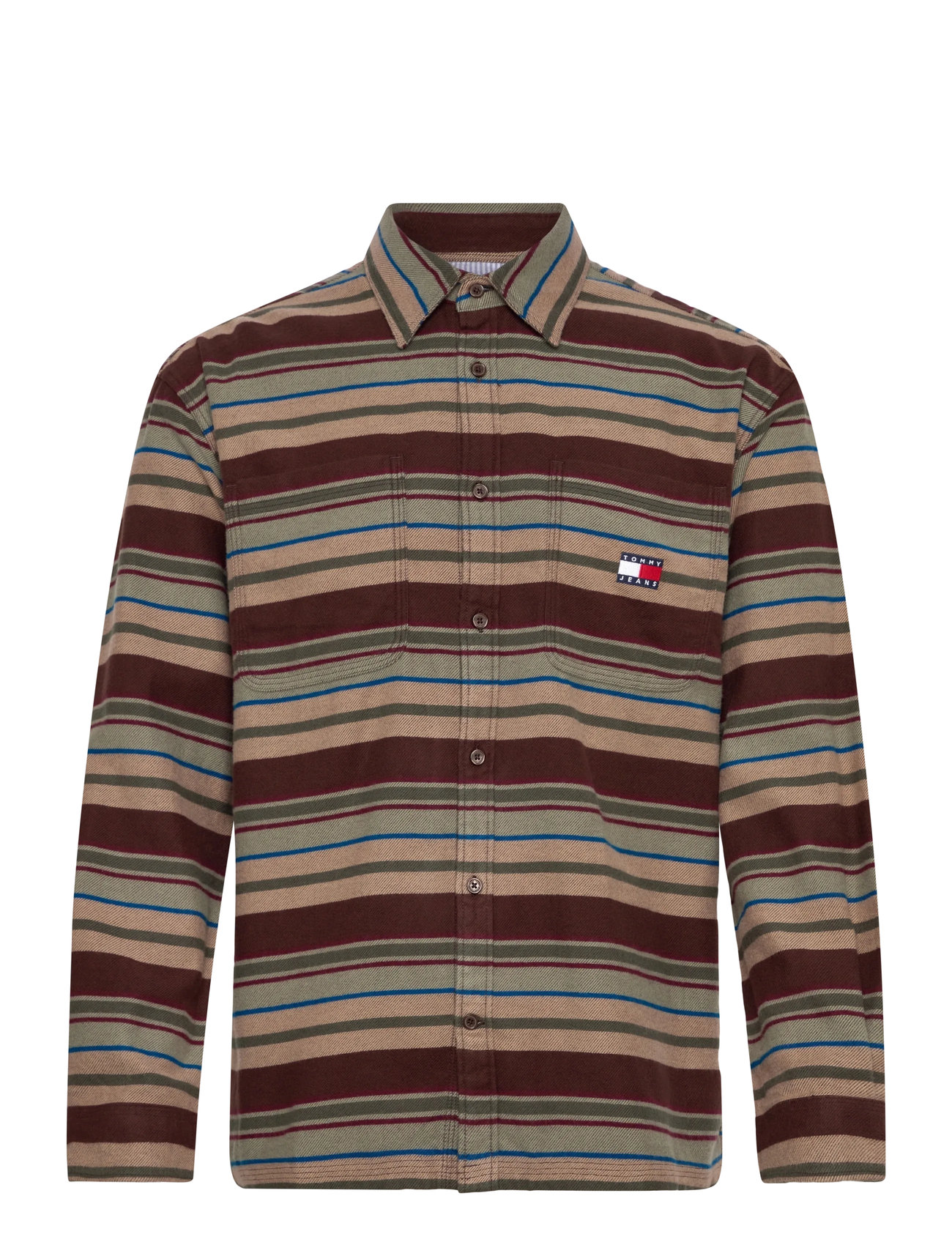 TOMMY JEANS Tjm Utility Flannel Overshirt Patterned - S - Herren