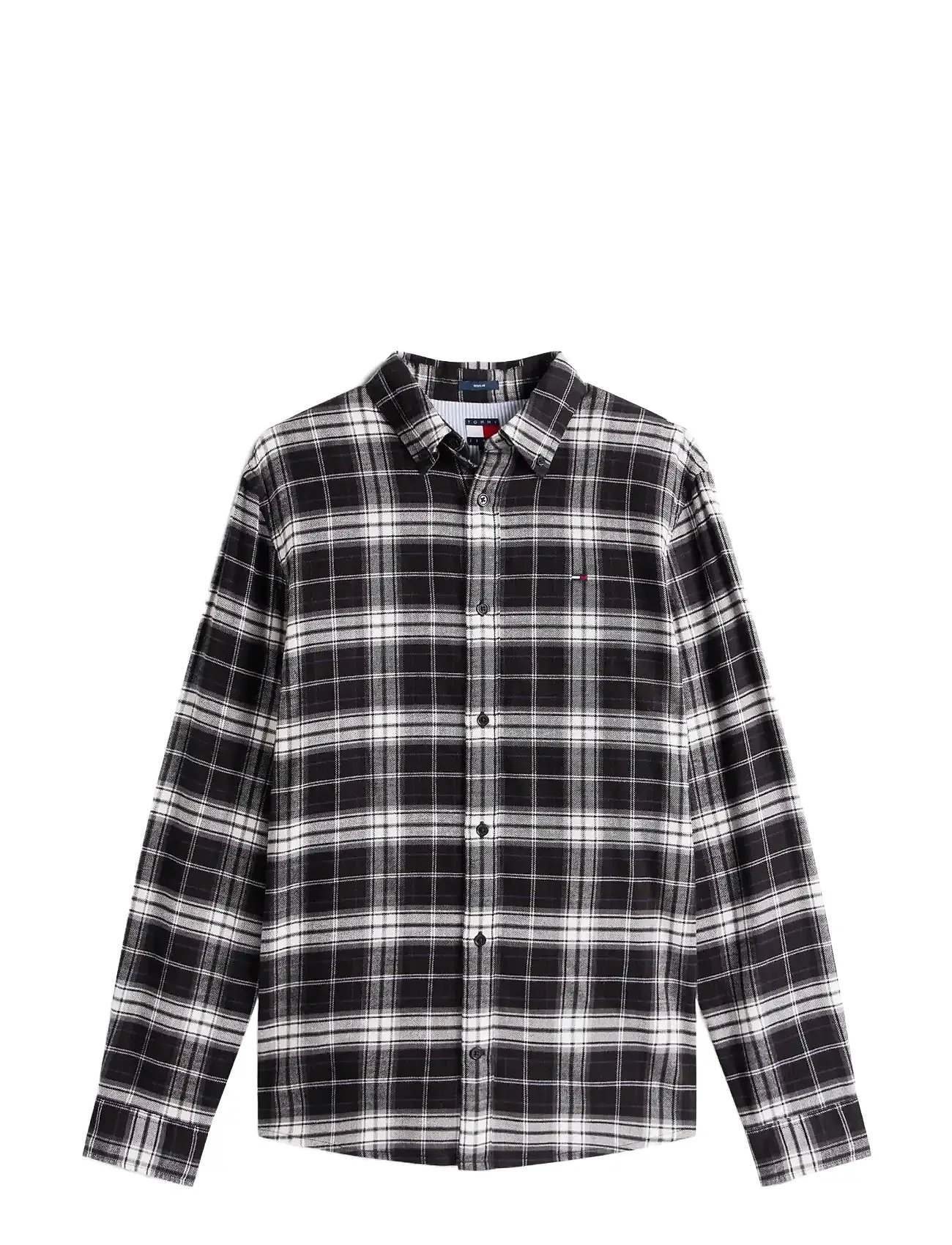 TOMMY JEANS Tjm Reg Flannel Check Shirt Ext Schwarz - S - Herren