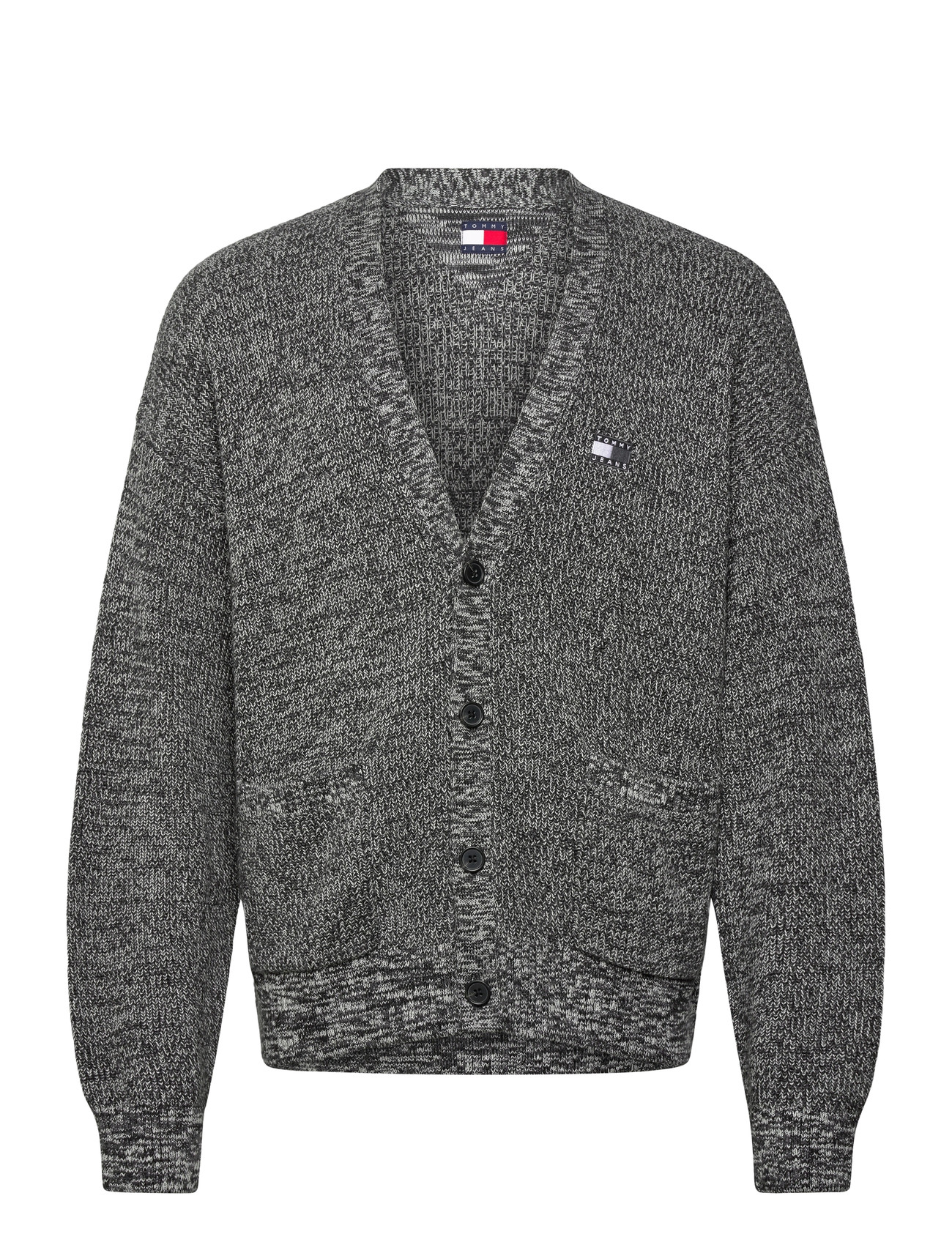 TOMMY JEANS Tjm Rlx Badge Multi Twist Cardi Grau - M - Herren