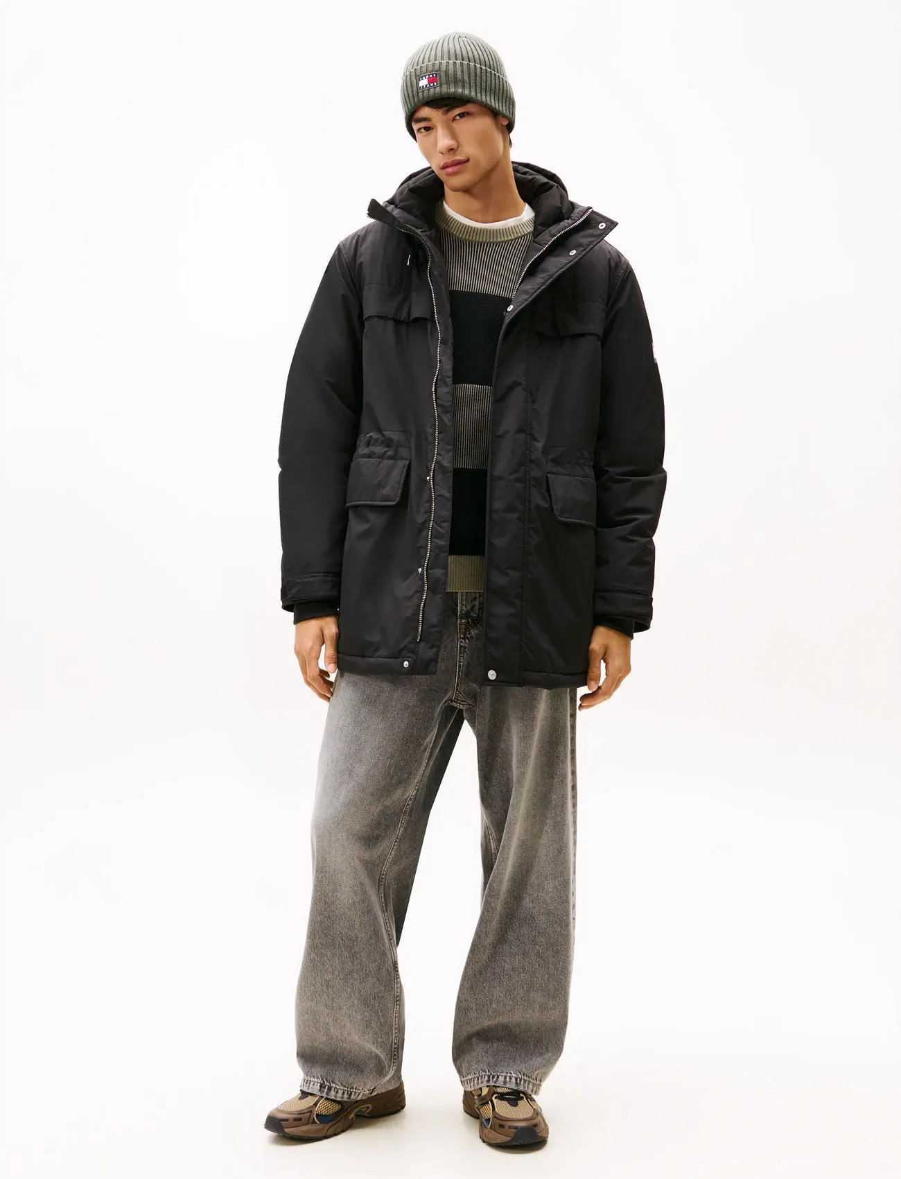 Tommy Jeans Tjm City Ready Parka, XXL, Black, Jakker > Parkaer, Herre