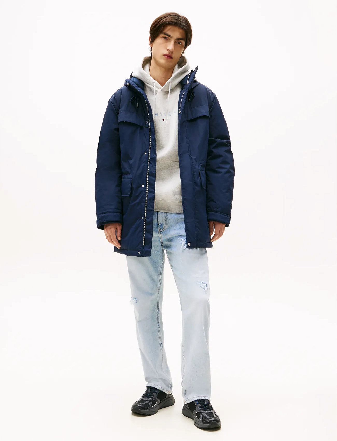 Tommy Jeans Tjm City Ready Parka, 3XL, Navy, Jakker > Parkaer, Herre