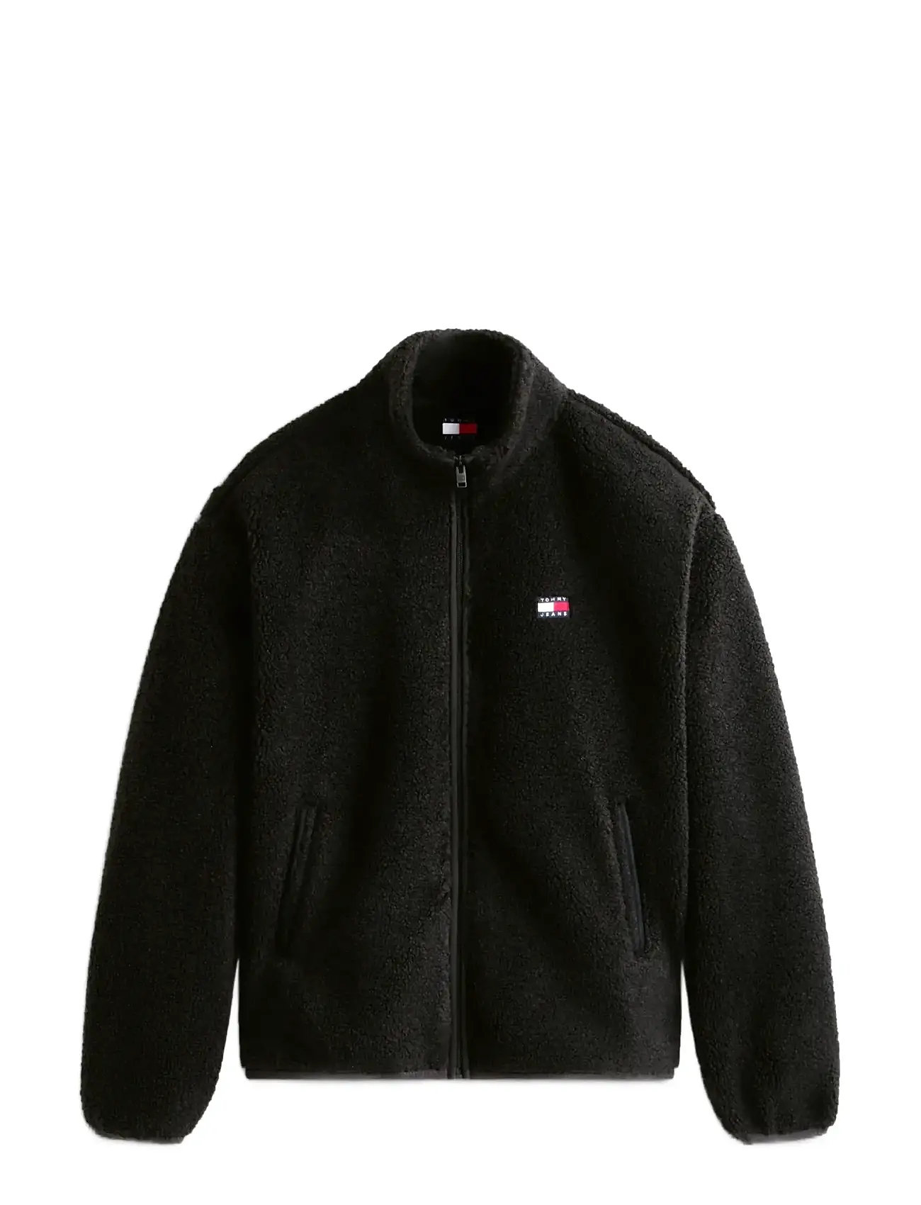 TOMMY JEANS Tjm Rlx Badge Zip-Thru Teddy Ext Schwarz - XS - Herren