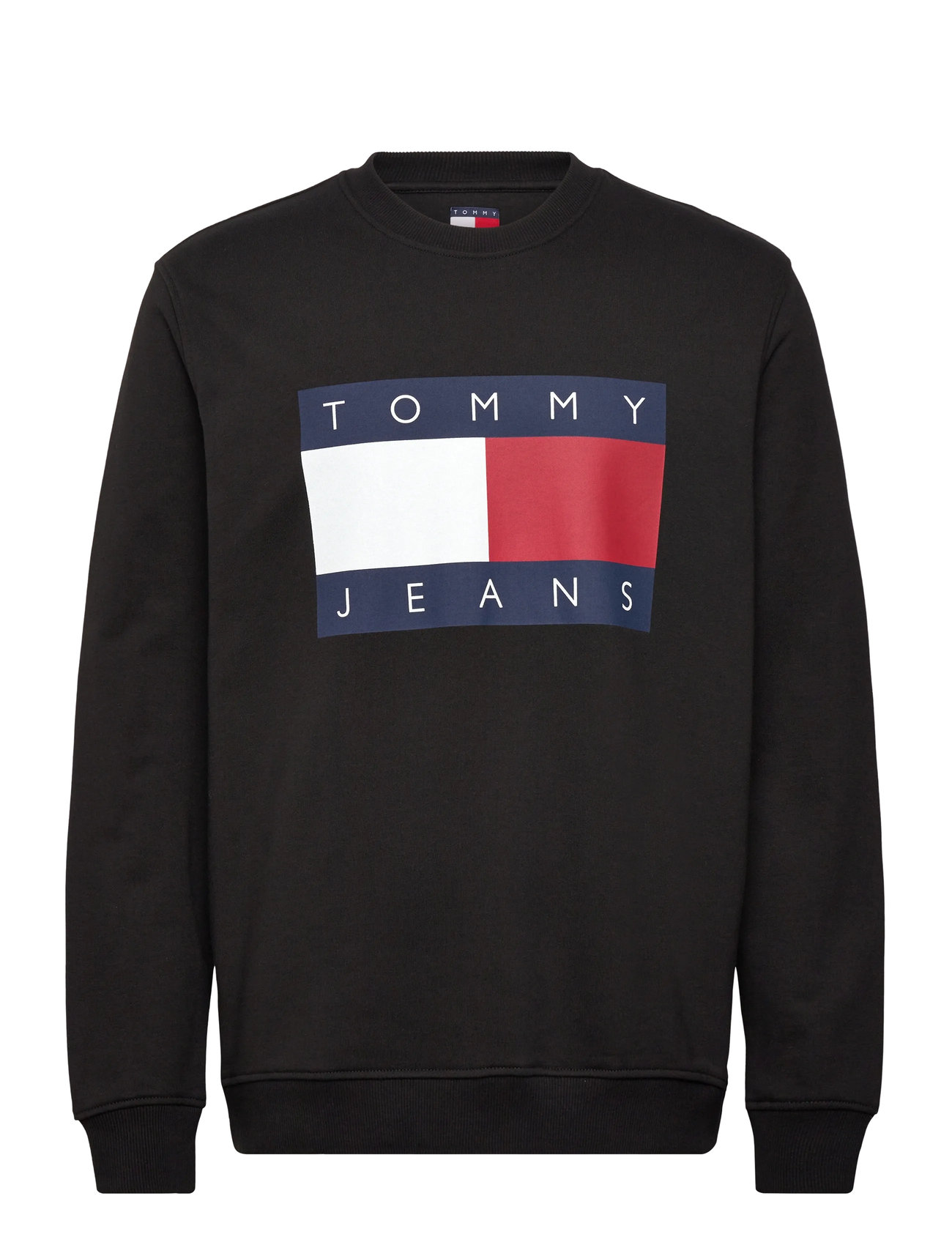 TOMMY JEANS Tjm Reg Big Flag Cneck Ext Schwarz - S - Herren