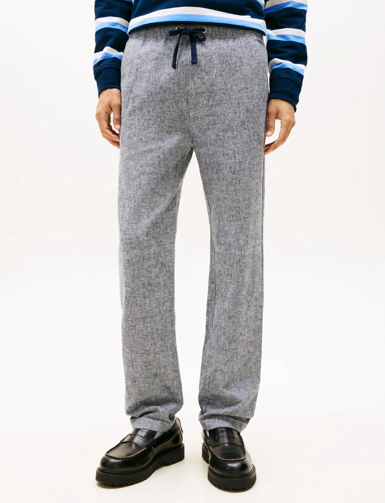 Tommy Jeans Tjm Sonny Linnen Mix Chino Pant, XXL, Navy, Bukser > Bukser I Hør, Herre
