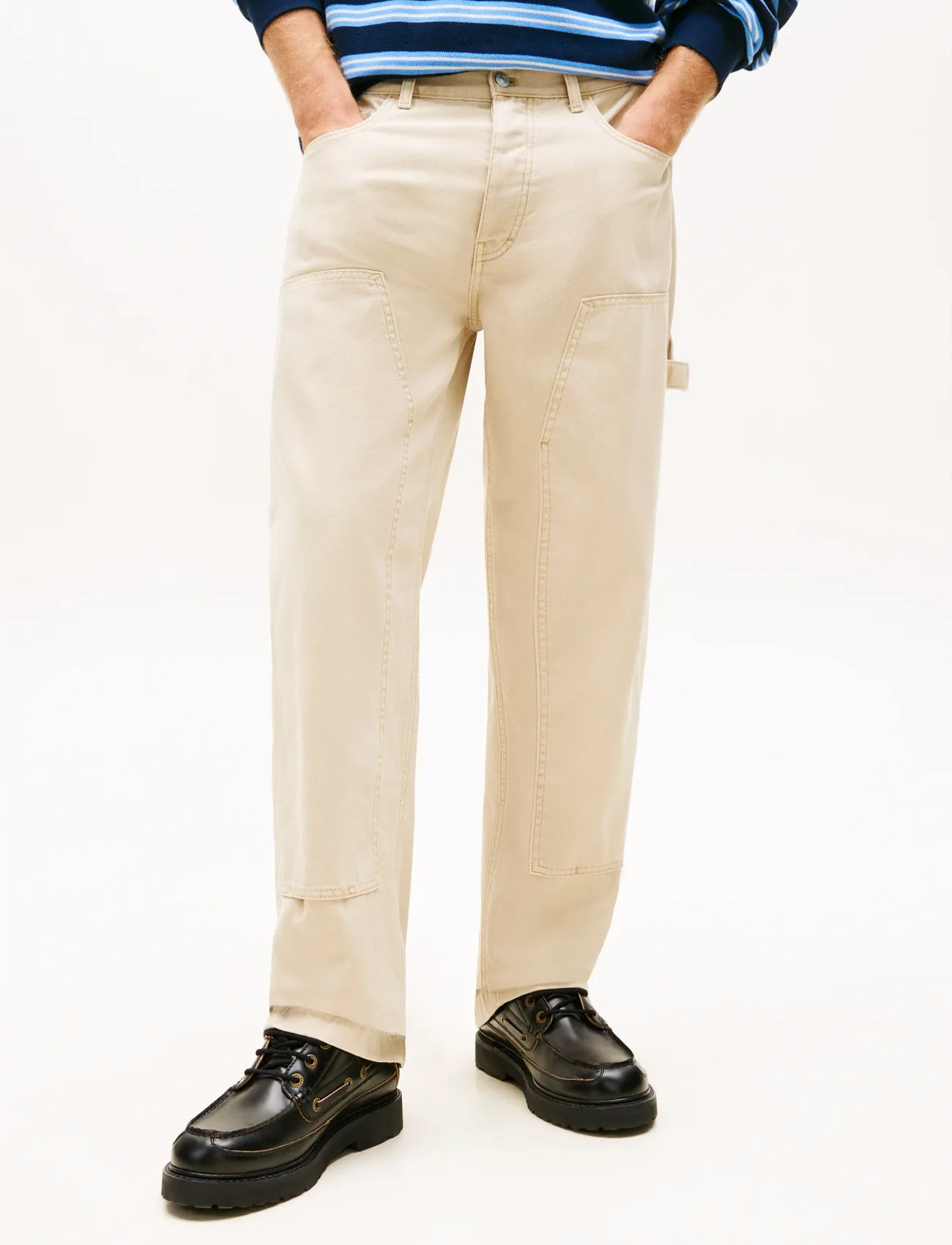 Tommy Jeans Tjm Jaimie Carpenter Pant, M, Cream, Jeans > Afslappede, Herre