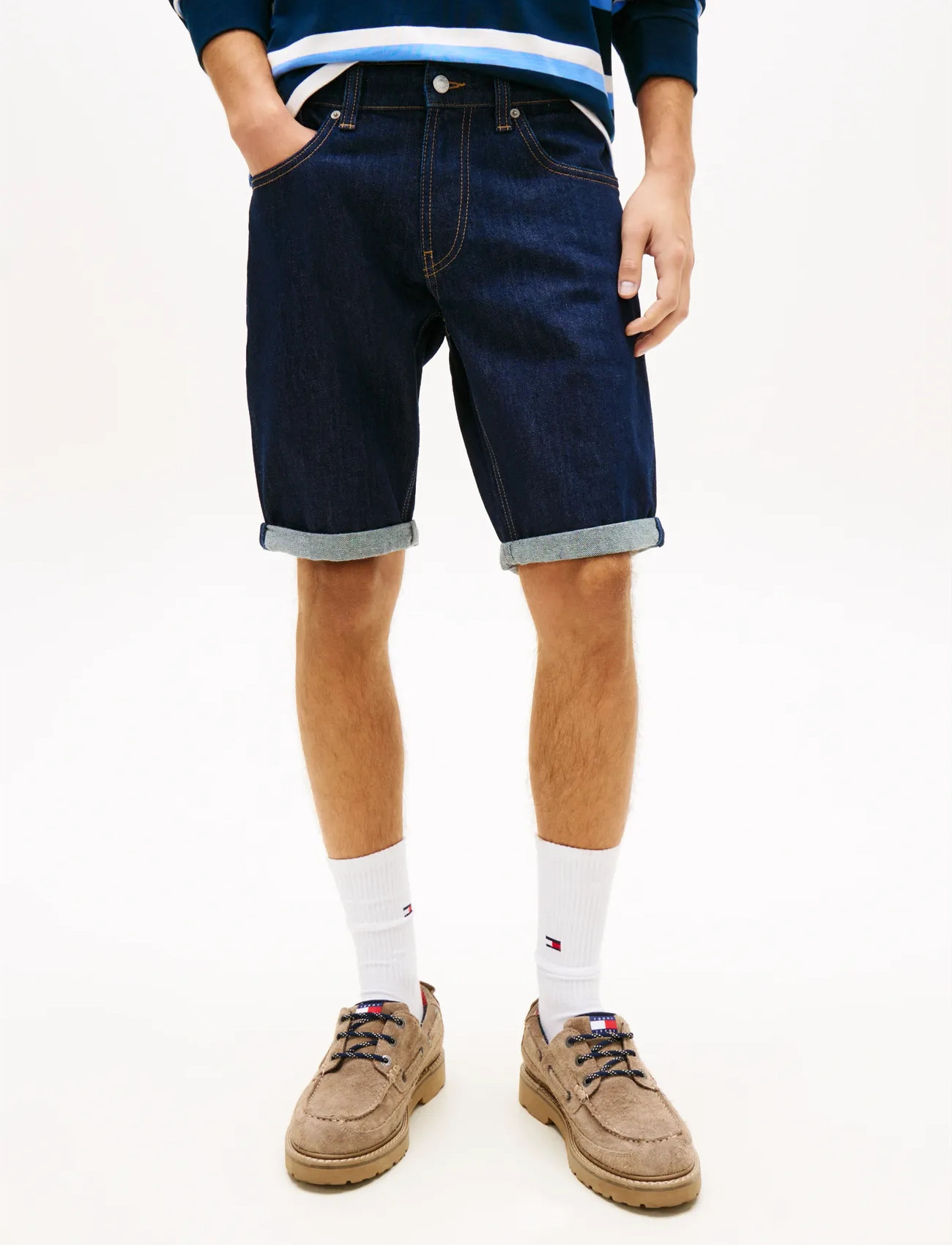 Tommy Jeans Ronnie Short Di4156, 38, Navy, Shorts > Denim Shorts, Herre