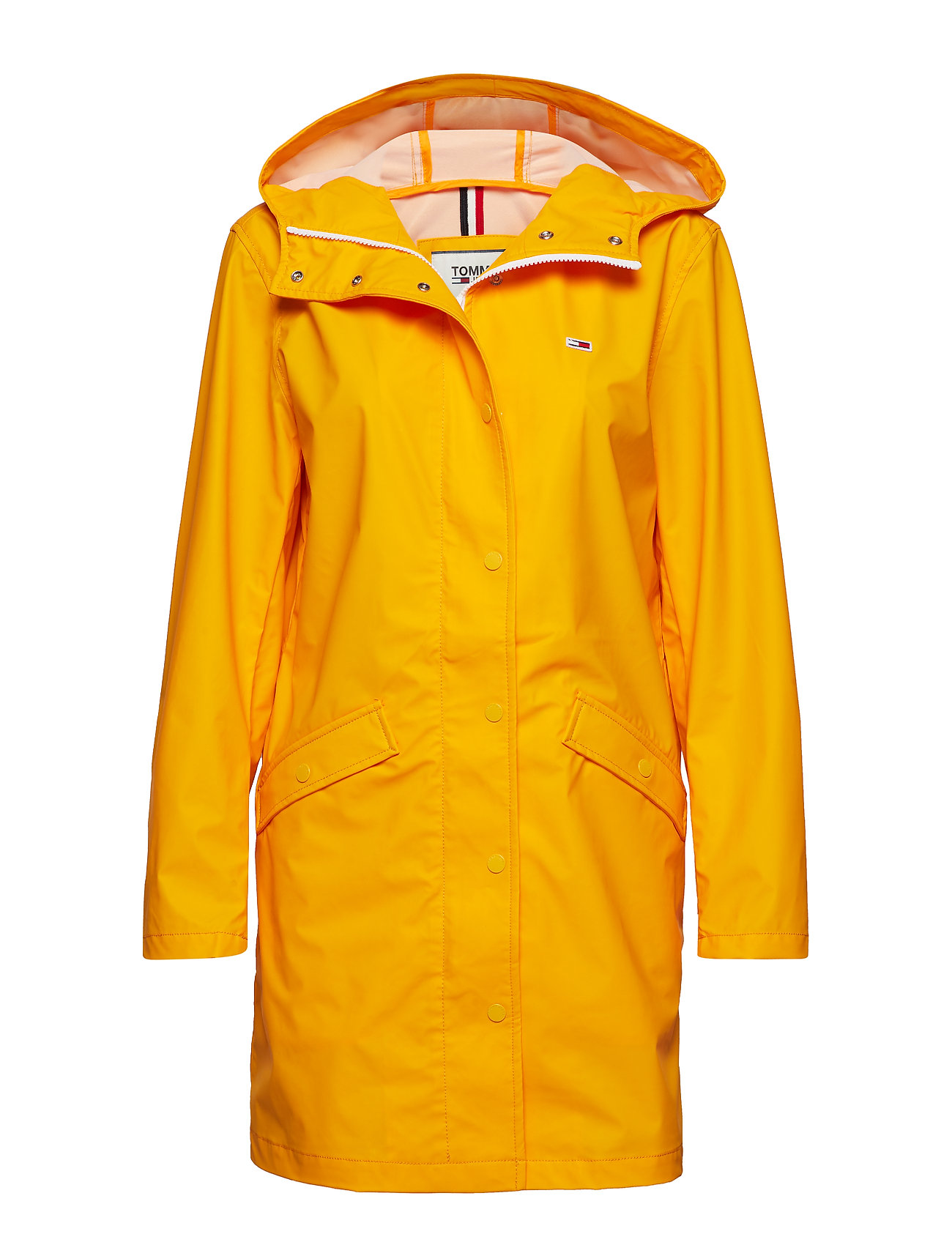 tommy jeans yellow coat