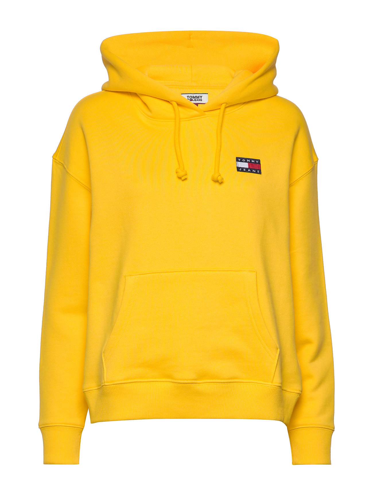 Tjw Tommy Badge Hoodie Huppari Keltainen Tommy Jeans