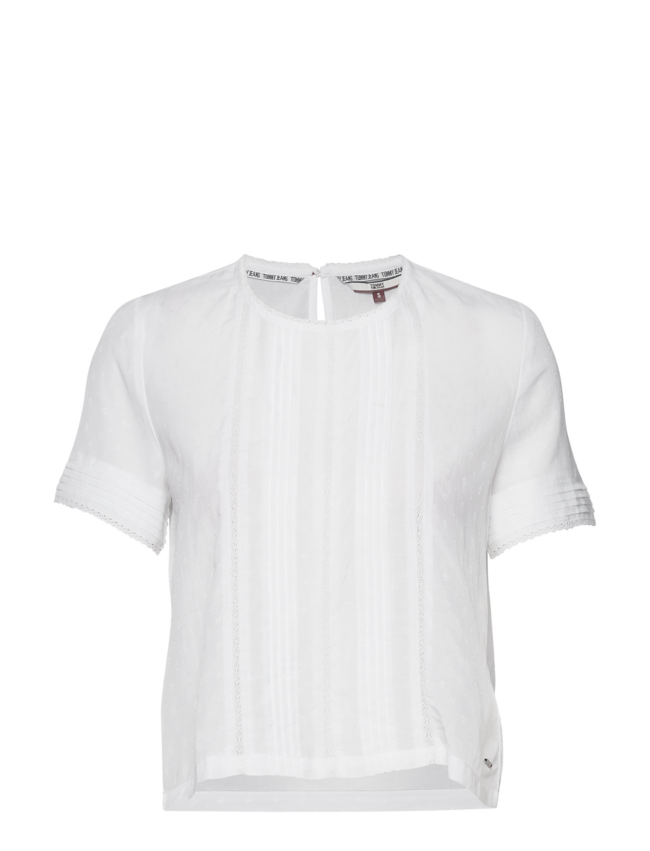 Sort Tommy Hilfiger Tjw Detail T T-shirt Top Hvid Tommy t-shirts & toppe for dame Pashion.dk