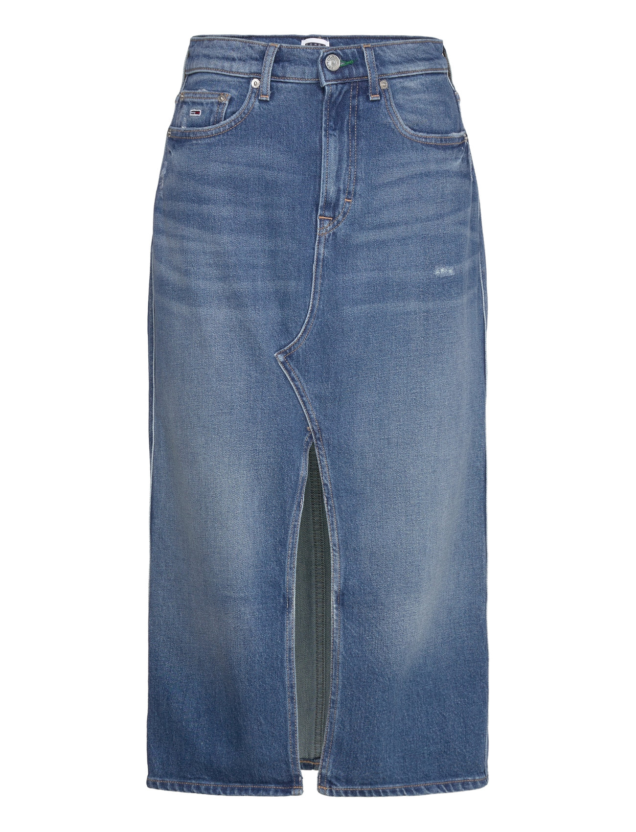 Claire Hgh Midi Skirt Ch6138 Skirts Knee-length & Midi Skirts Blue Tommy Jeans