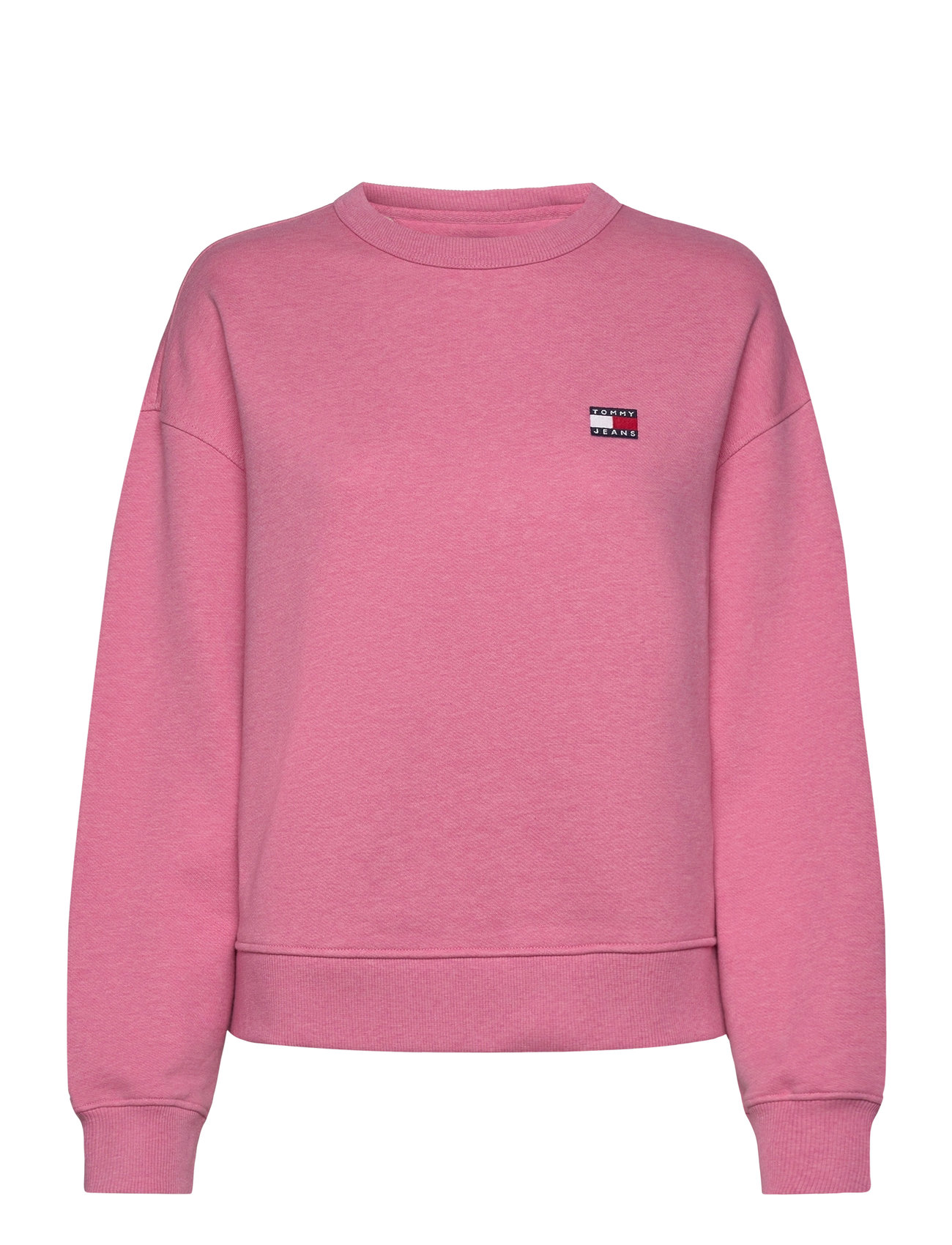 Tommy Jeans Tjw Bxy Badge Crew Rosa