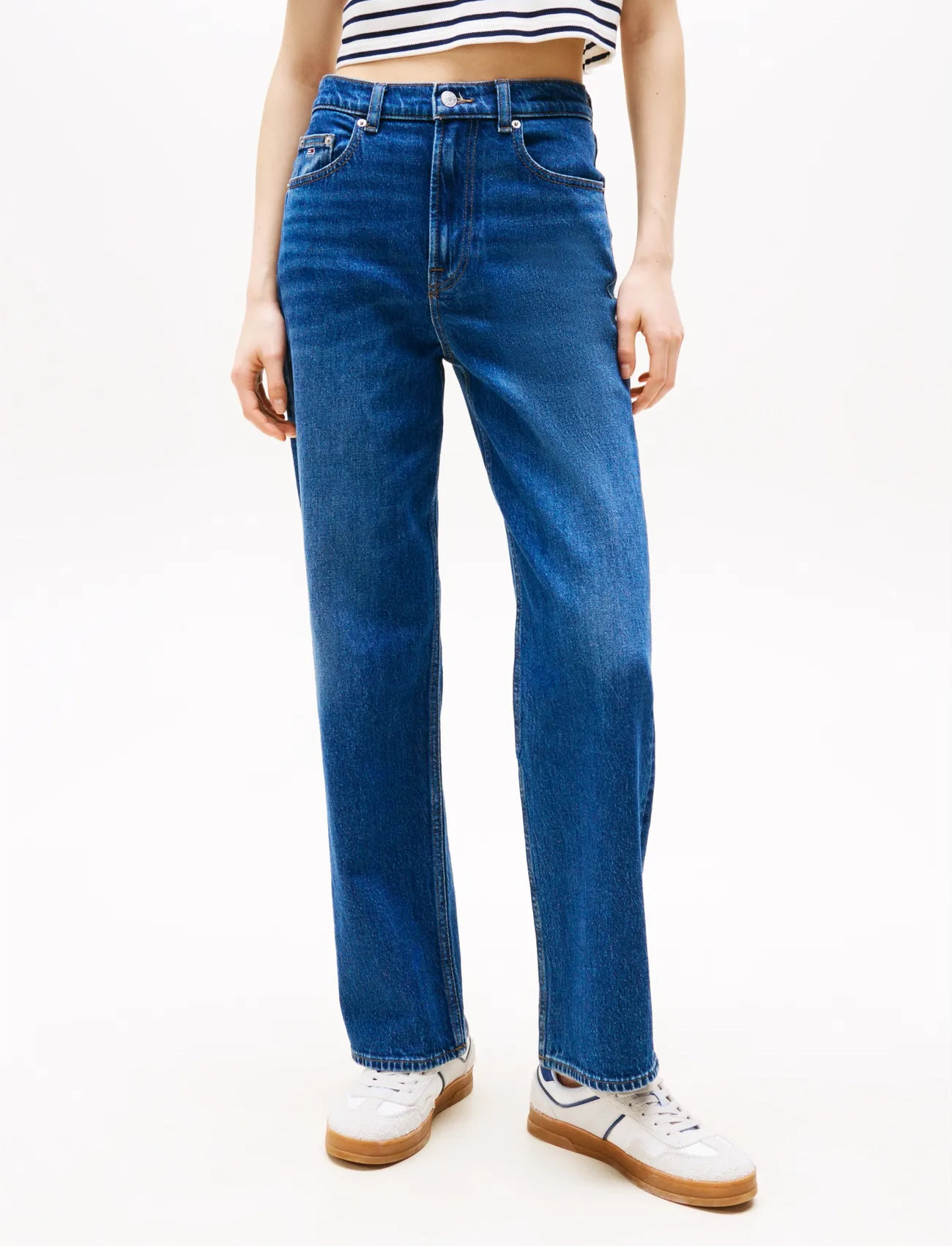 Tommy Jeans Layla Hr Slim Str Bi0152 Co, 32 x 32, Blue, Jeans > Smalle, Dame