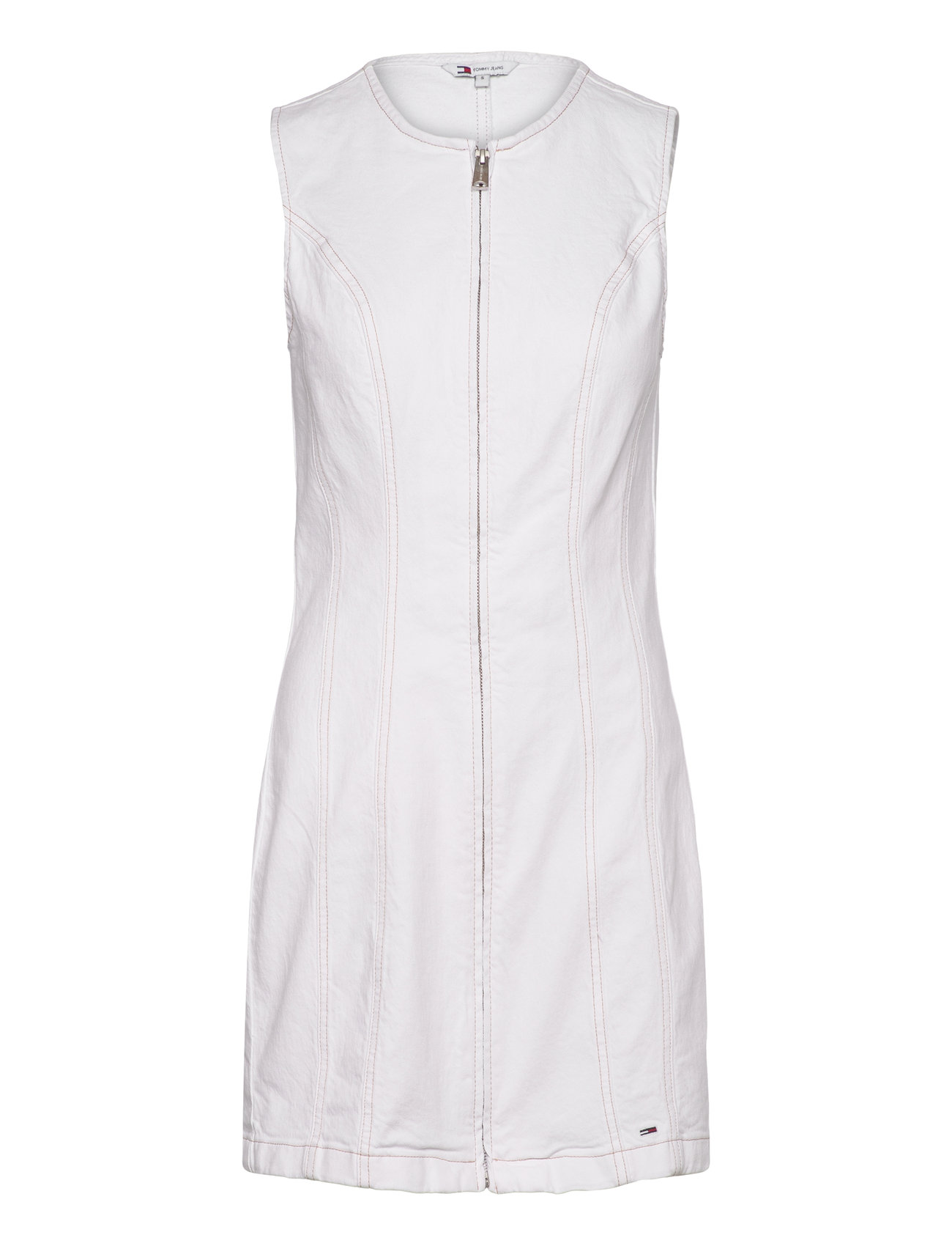Slvls Slim Dress Bi6190 Dresses Jeans Dresses White Tommy Jeans