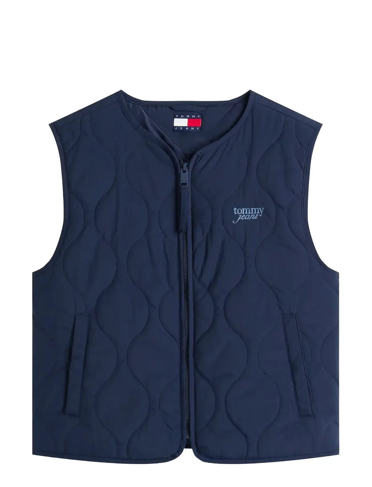 TOMMY JEANS Tjw Onion Quilt Vest Navy - L - Damen