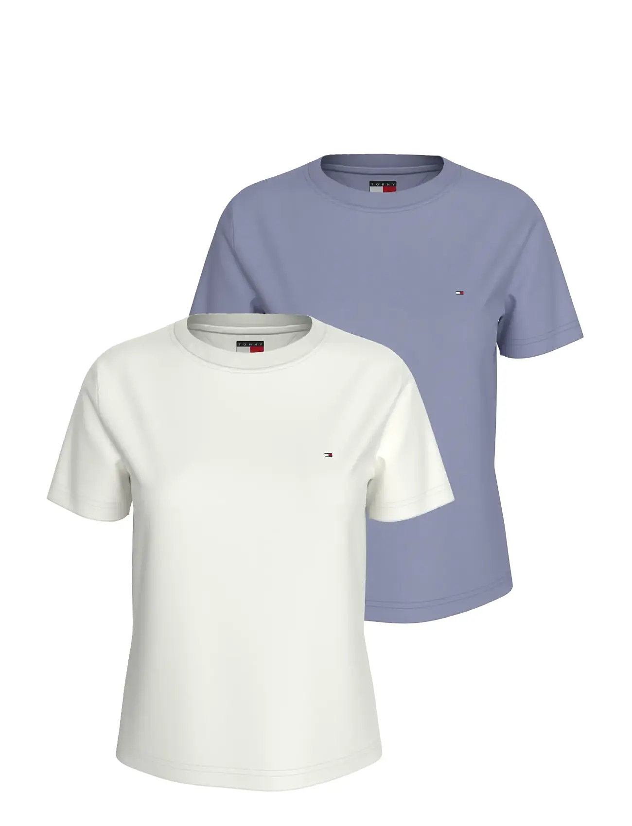 TOMMY JEANS Tjw 2Pack C-Neck Tee Weiß - L - Damen