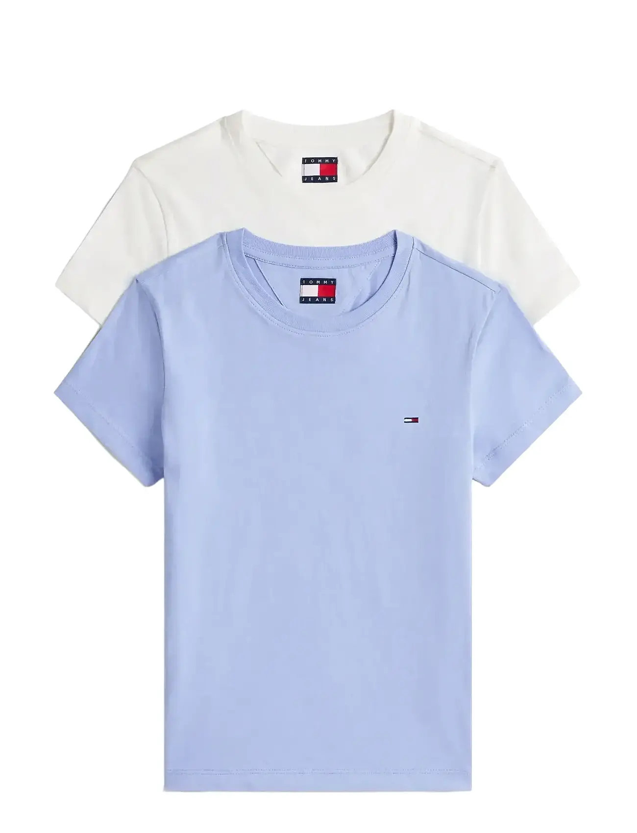 TOMMY JEANS Tjw 2Pack C-Neck Tee Patterned - S - Damen