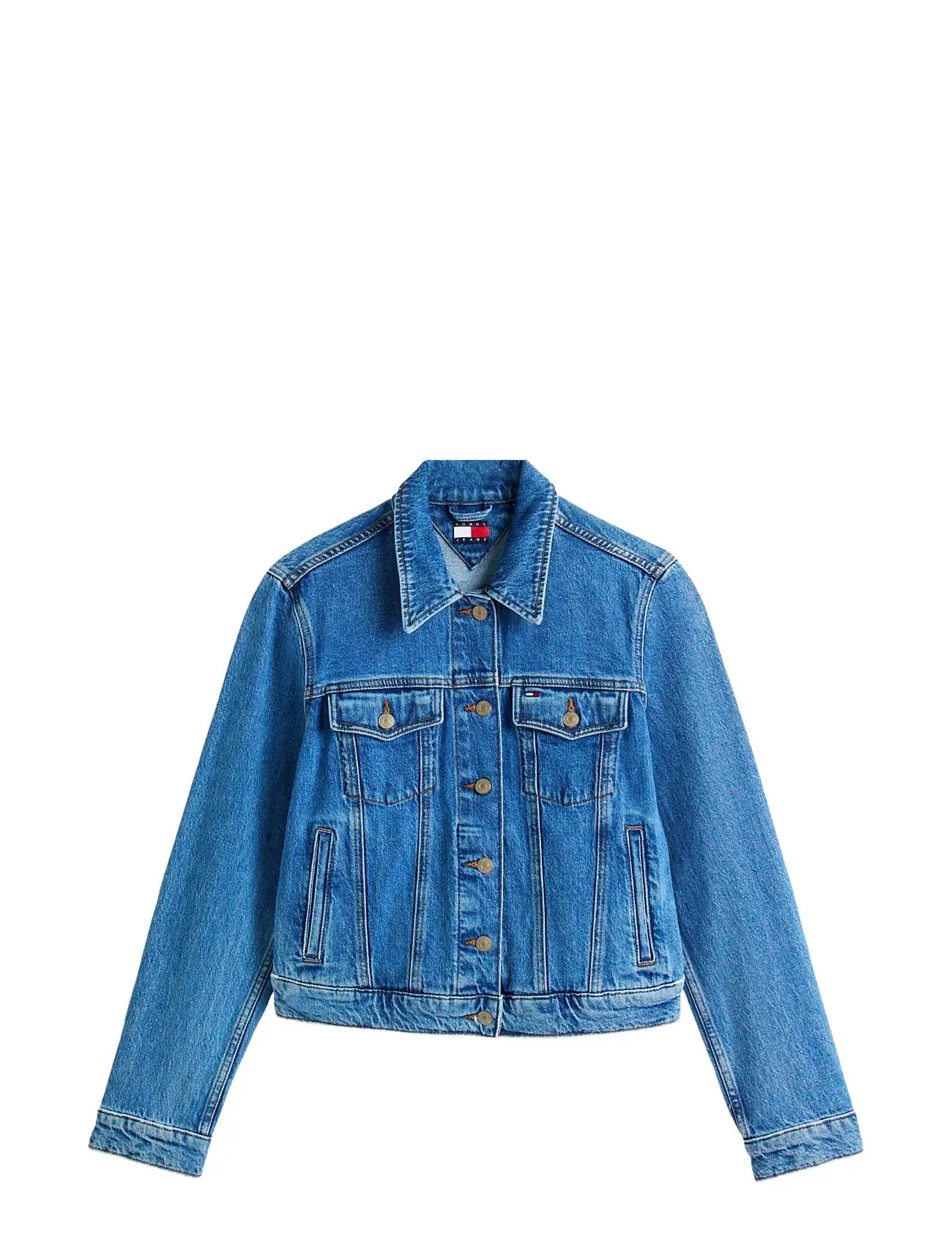 TOMMY JEANS Klassisch Trucker Jacke Ci8132 Blau - XS - Damen