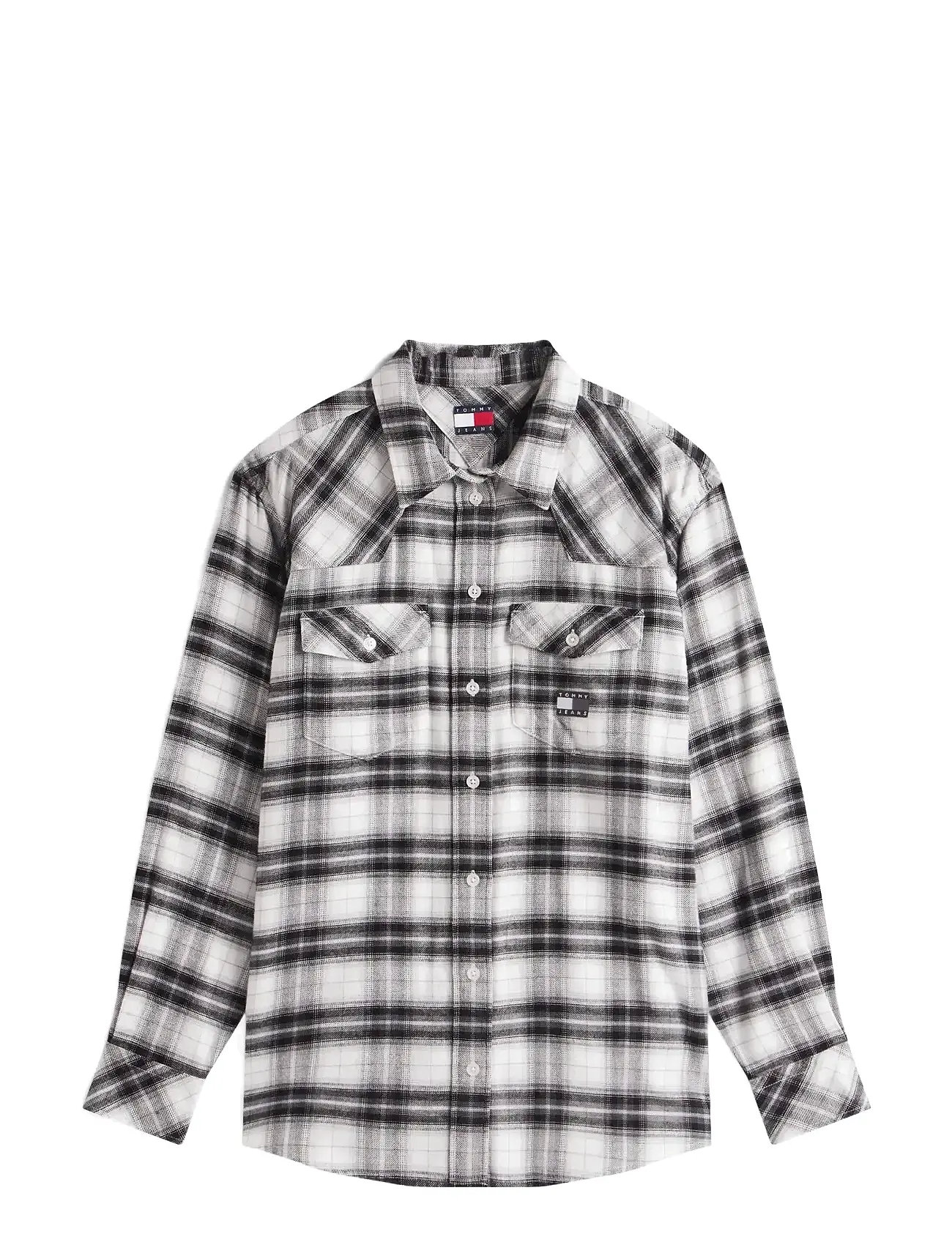 TOMMY JEANS Tjw Rlx Flannel Shirt Patterned - S - Damen