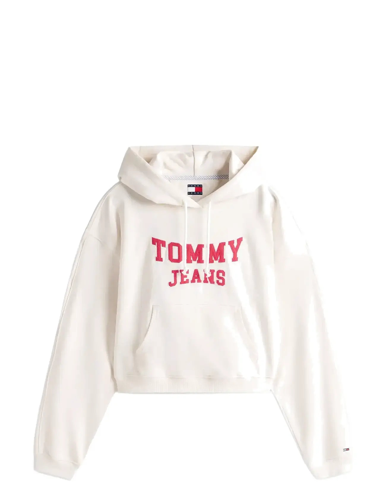 TOMMY JEANS Tjw Bxy Crp Varsity Hoodie Weiß - L - Damen