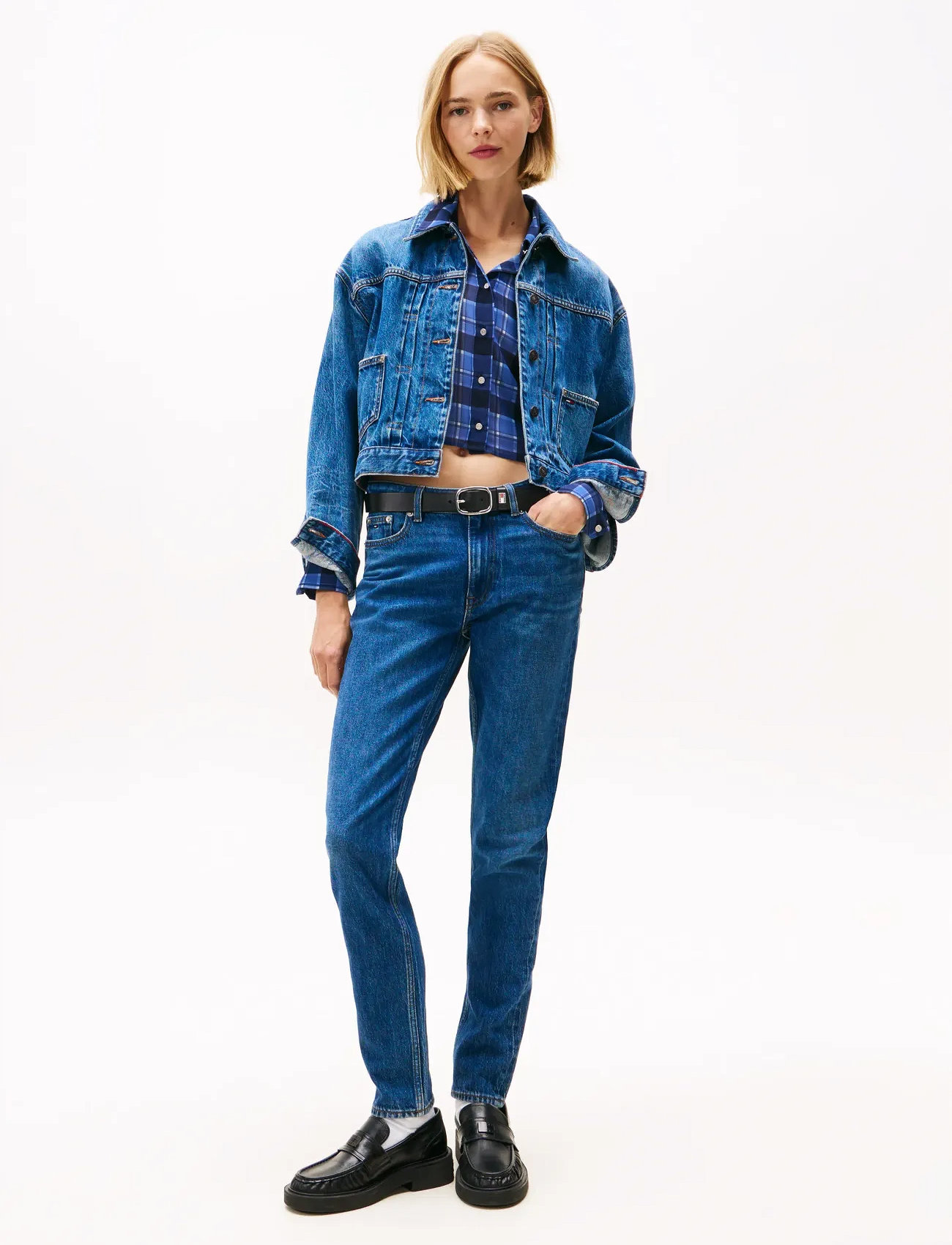 Tommy Jeans Lucy Mr Slim Bi0152, 26 x 32, Blue, Jeans > Smalle, Dame