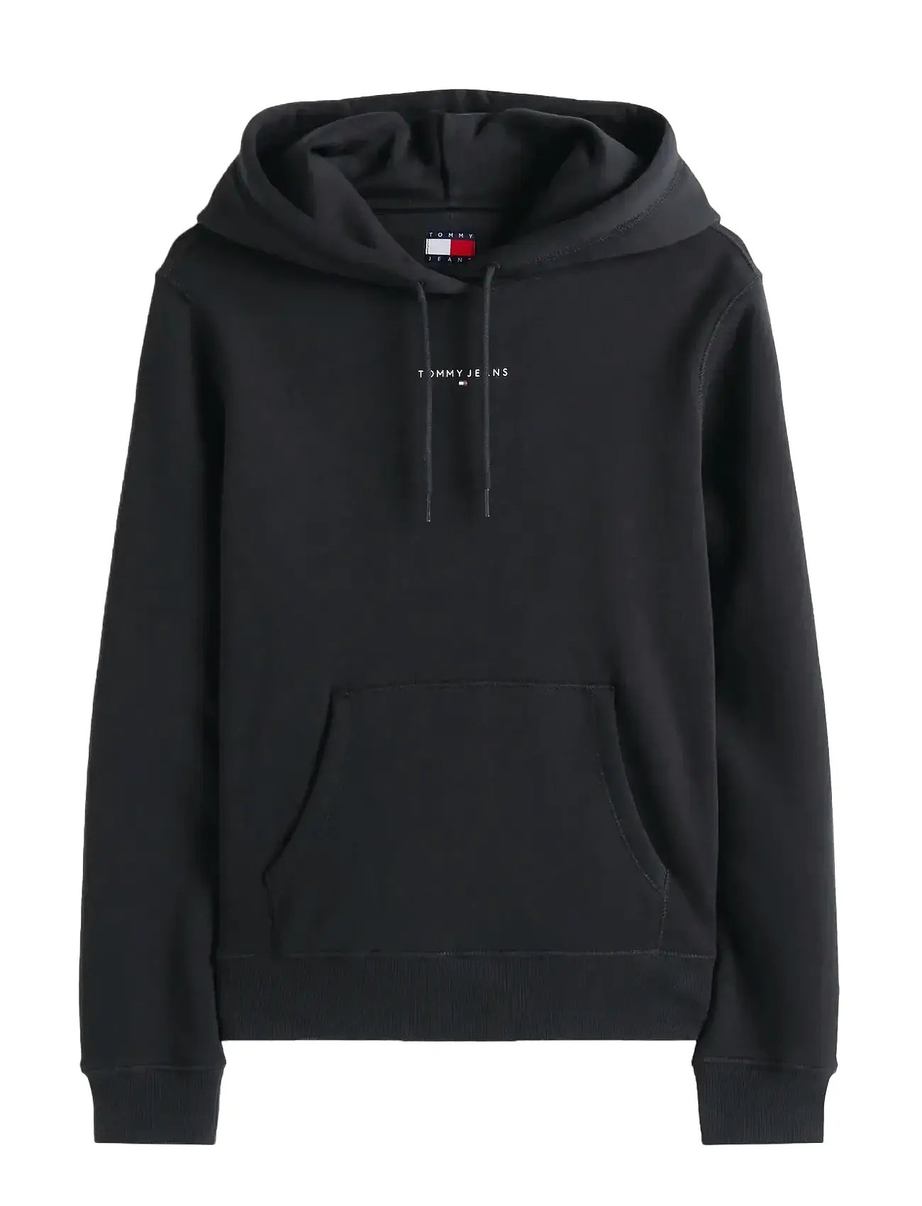 TOMMY JEANS Tjw Reg Linear Hoodie Ext Schwarz - M - Damen