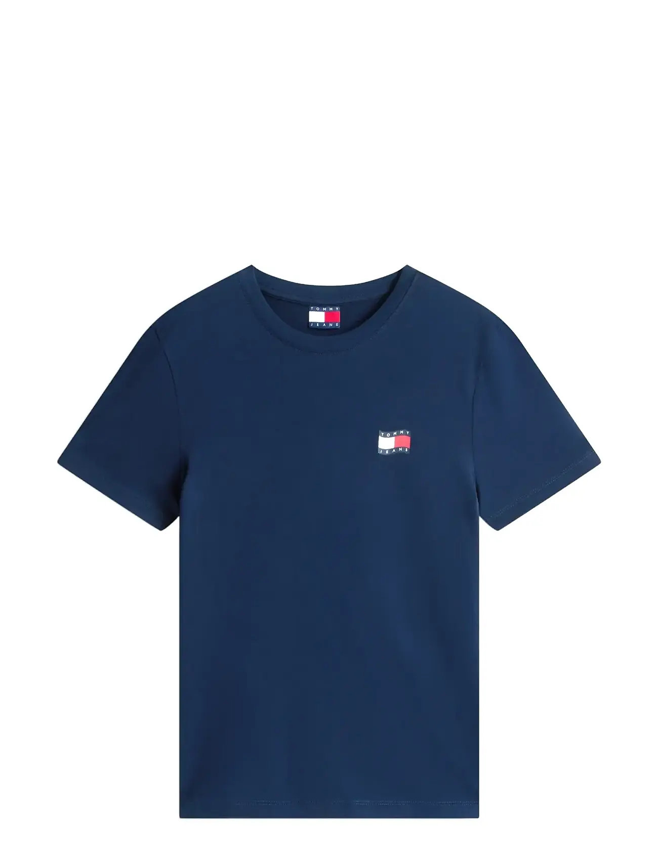 TOMMY JEANS Tjw Reg Wavy Flag Ss Tee Ext Navy - M - Damen