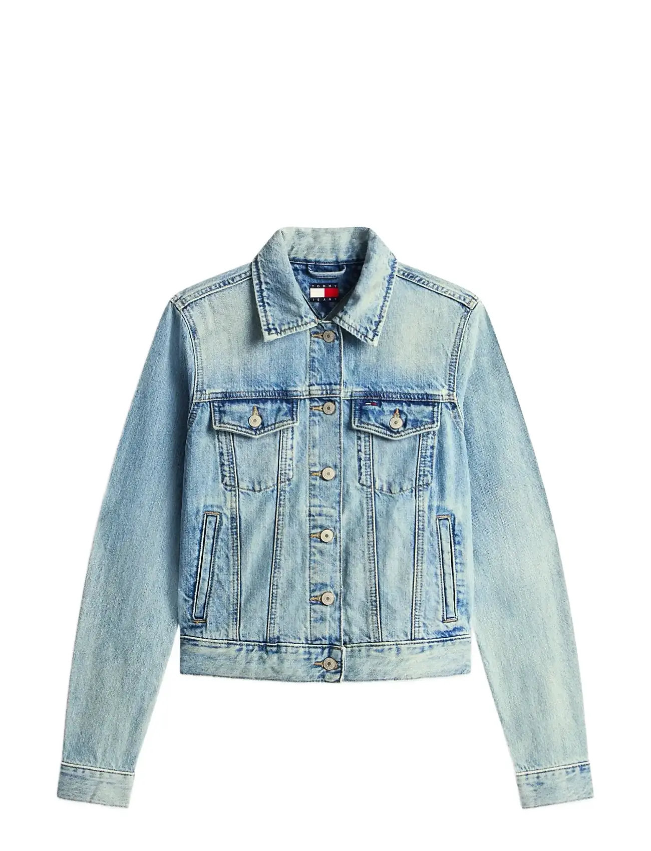 TOMMY JEANS Klassisch Trucker Ext Bj8012 Blau - M - Damen