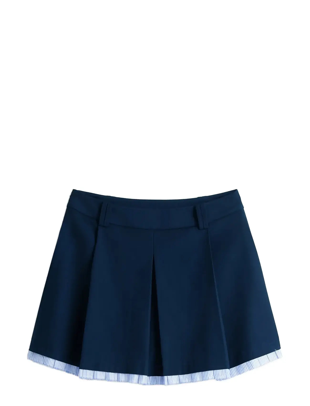 TOMMY JEANS Tjw Varsity Pleated Mini Rock Navy - S - Damen