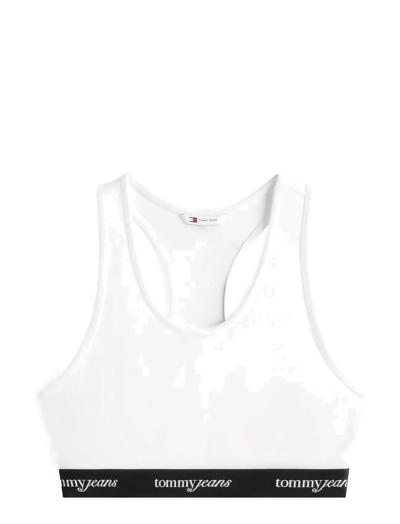 TOMMY JEANS Tjw Crp Tape BH Oberteil Weiß - XS - Damen