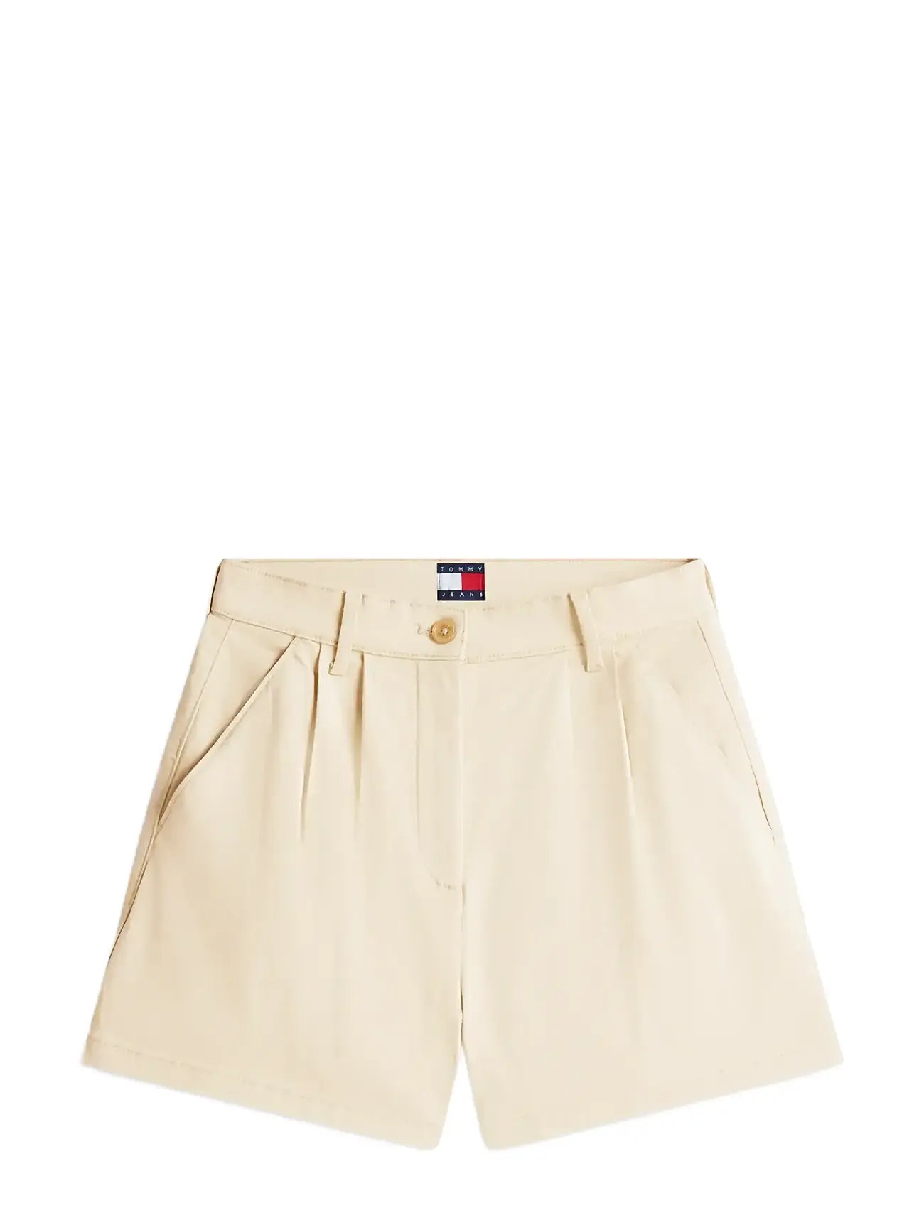TOMMY JEANS Tjw Claire Hr Pleated Shorts Beige - 29 - Damen
