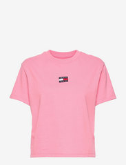 TJW TOMMY CENTER BADGE TEE - FRESH PINK