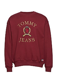 tommy jeans crest crew