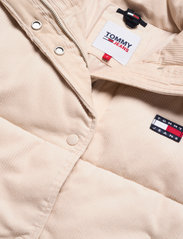 Tommy Jeans - TJW CORD PUFFA JACKET - winter jackets - smooth stone - 3
