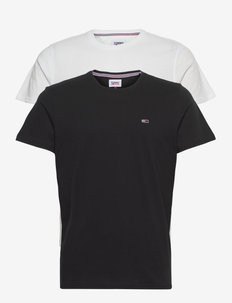 TJM 2PACK CNECK TEES - marškinėlių komplektas - white / black