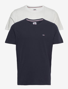 TJM 2PACK CNECK TEES - multipack t-shirts - white / navy