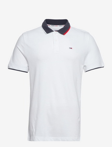 tommy jeans white polo