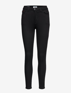 HIGH RISE SKINNY SAN - skinny jeans - dana black stretch