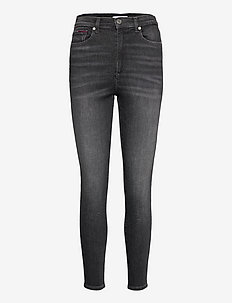 SYLVIA HR SPR SKNY ANK AE170 BKS - skinny jeans - denim black