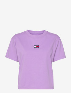 TJW TOMMY CENTER BADGE TEE - t-shirts - violet viola