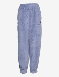 TJW PLUSH BADGE SWEATPANT - clothing - lavender grey