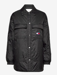 TJW REVERSIBLE SHACKET - down- & padded jackets - black