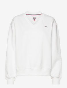 TJW RLXD FEMININE V-NECK - sweatshirts & hættetrøjer - white