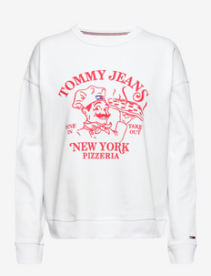 TJW BXY TJ BEST PIZZA CREW - sweatshirts en hoodies - white
