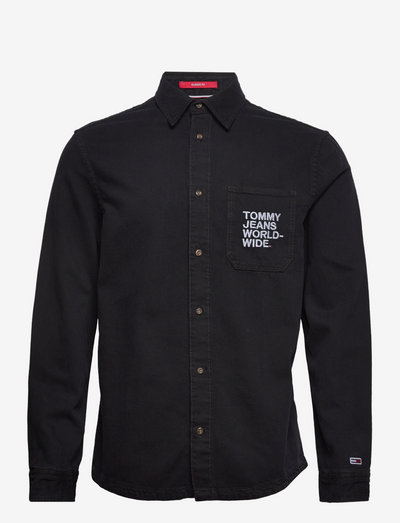 TJM MODERN GRAPHIC DENIM SHIRT - business skjortor - denim black