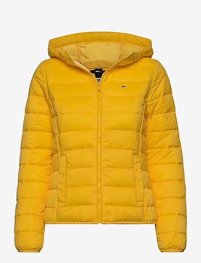 tommy jeans tjw hooded quilted zip thru